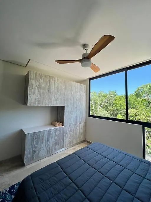 Perfect Zama Loft, Pool&Gym, Barbecue Area Apartment Tulum Mexico