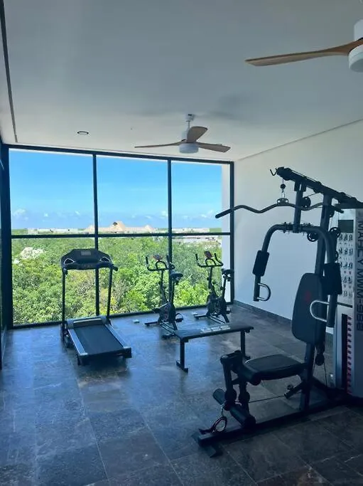 Perfect Zama Loft, Pool&Gym, Barbecue Area Apartment Tulum Mexico